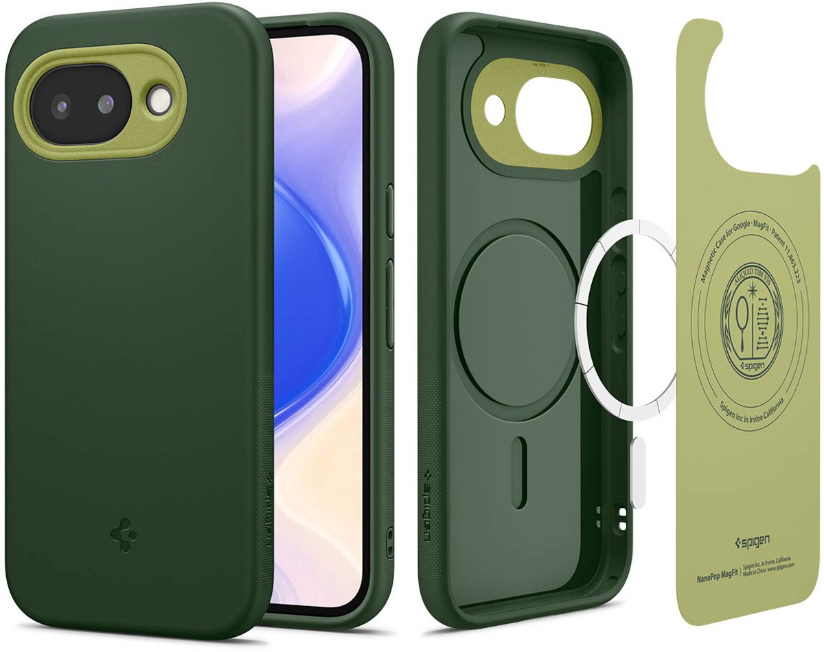 Spigen Nano Pop Magsafe, Avocado Groen - Google Pixel 10A