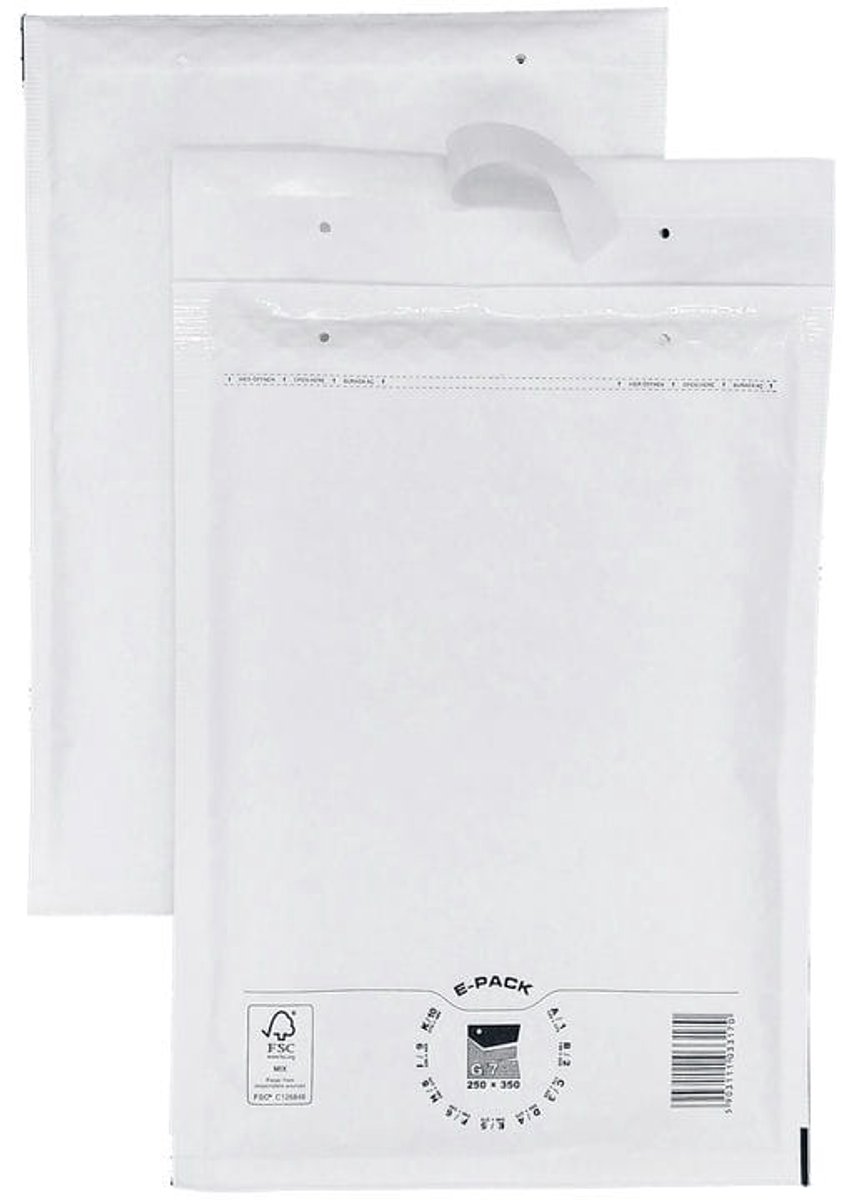 Heykapak - G17 Serie - Witte Bubbelomslag - 100 Stuks - 250x350mm