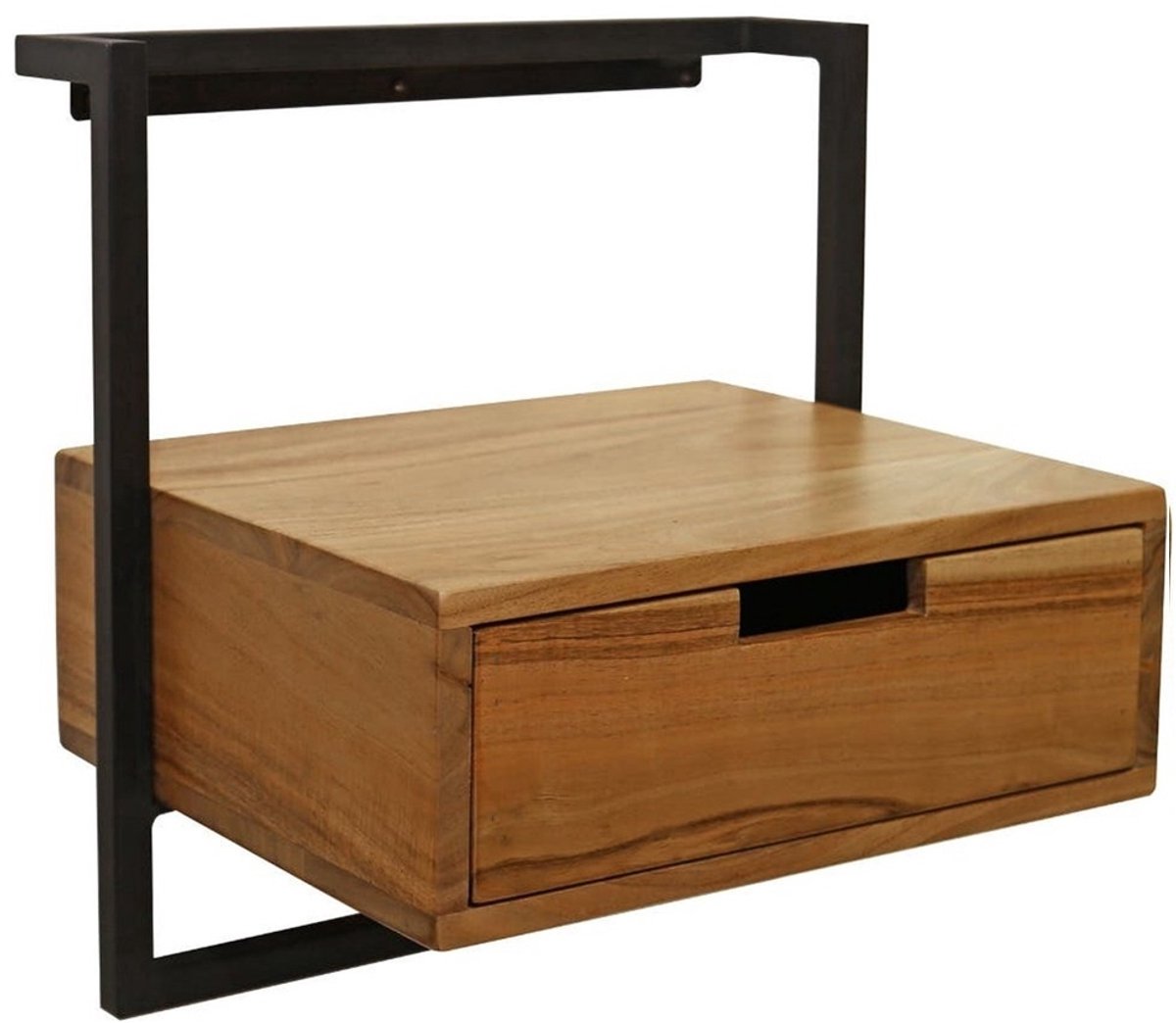 Nachtkastje Air Solid Massief Acacia Naturel 1 Lade