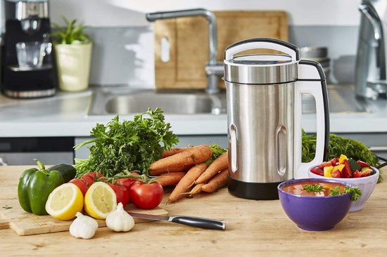 SVN® Soepmaker - Soepmakers - Soupmaker - Zilver - ‎18cm x 21cm x 34cm van Merkloos — afbeelding 4