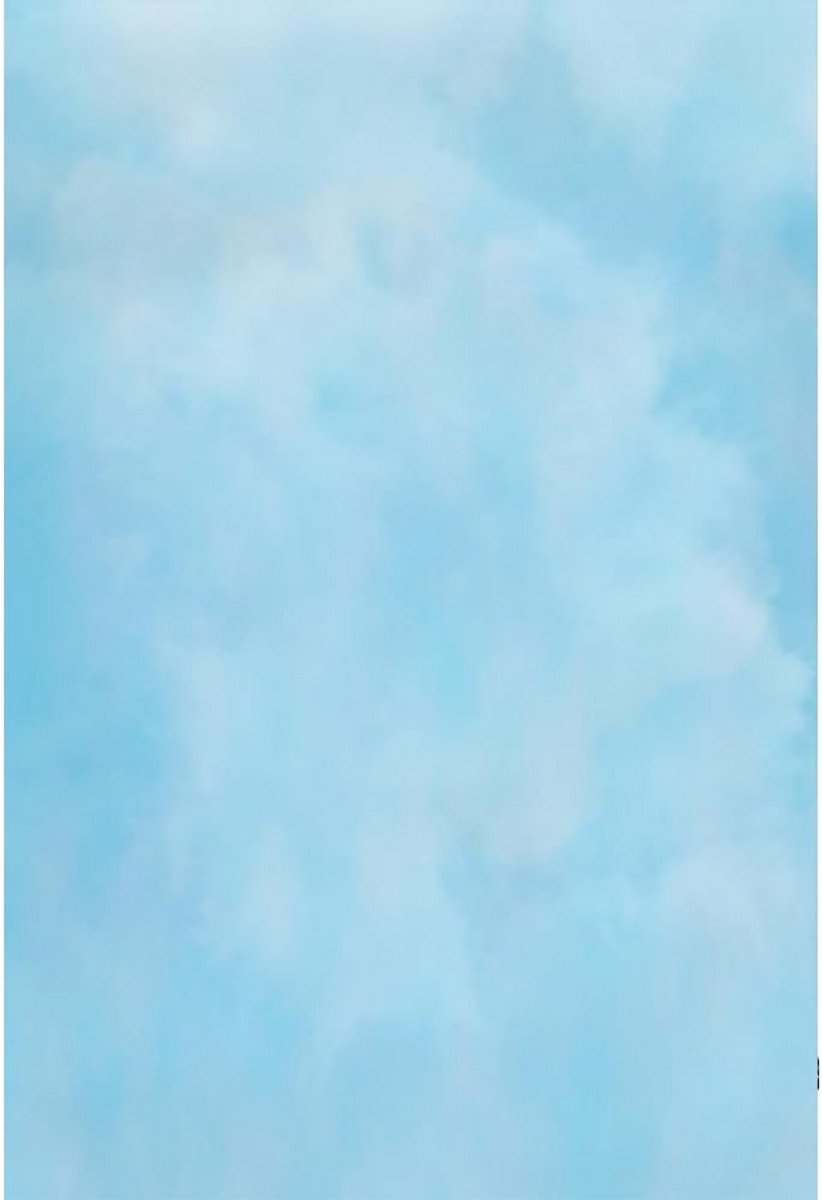Fotografie Achtergrond - Vinyl Doek - Fotoshoots - Stevige Textuur - 150x220cm - Blauw