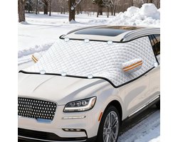 Voorruit Afdekking - Vorstbescherming Auto - Winter Bescherming - IJs Vrij - 265 x 155 cm - Grijs