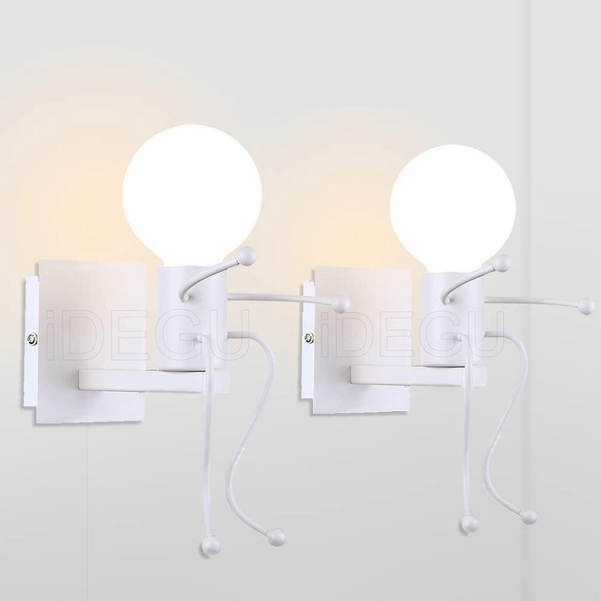 Wandlamp Menselijk Figuur - Decoratieve Verlichting - Binnen Decoratie - Creatief Ontwerp 