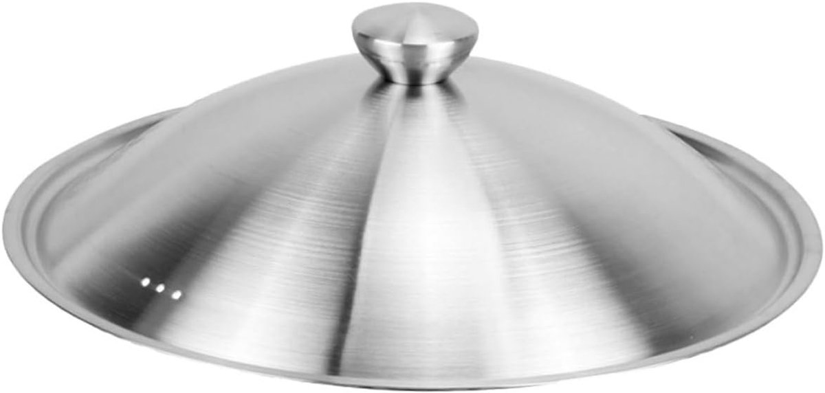 BBQ Deksel - Voedsel Koepel - Keuken Buiten - Roestvrij Staal - 34x34x8cm - Zilver