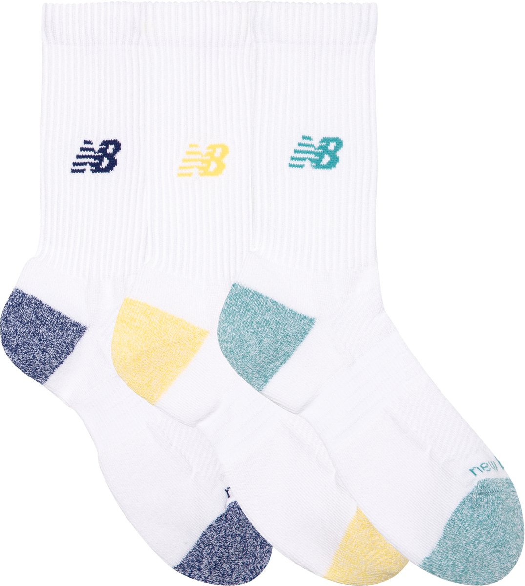 New Balance Active Crew Socks 3 Pack Unisex Sportsokken - ASSORTED COLORS — cadeau in Cadeau-ideeën - foto 2