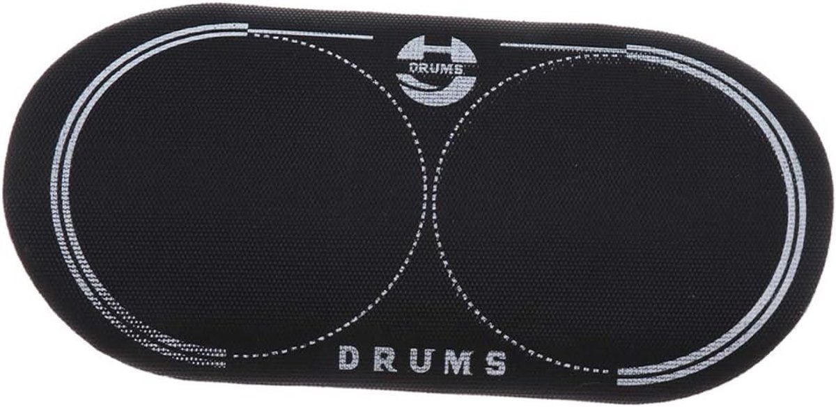 Drum Patch - Cymbal Bescherming - Bass Drum - Dubbele Patch - 12.7 x 6.5 cm