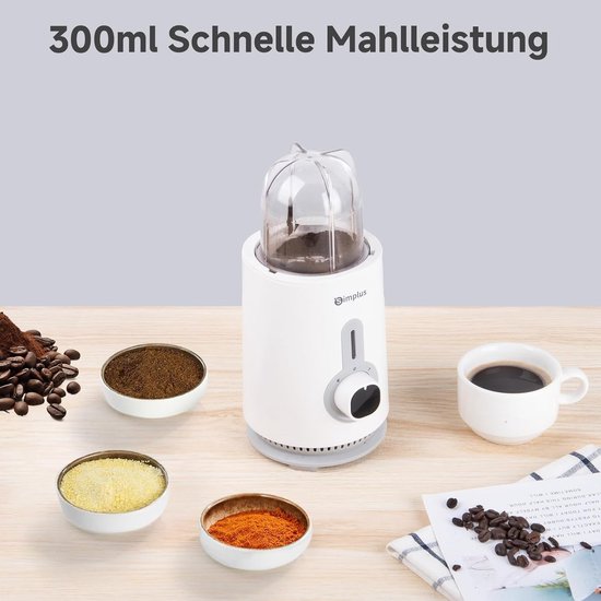 3-in-1 Blender - Keukenmachine Mixer - Smoothies Maken - 3 Speciale Containers - 125 Liter - Wit — afbeelding 3