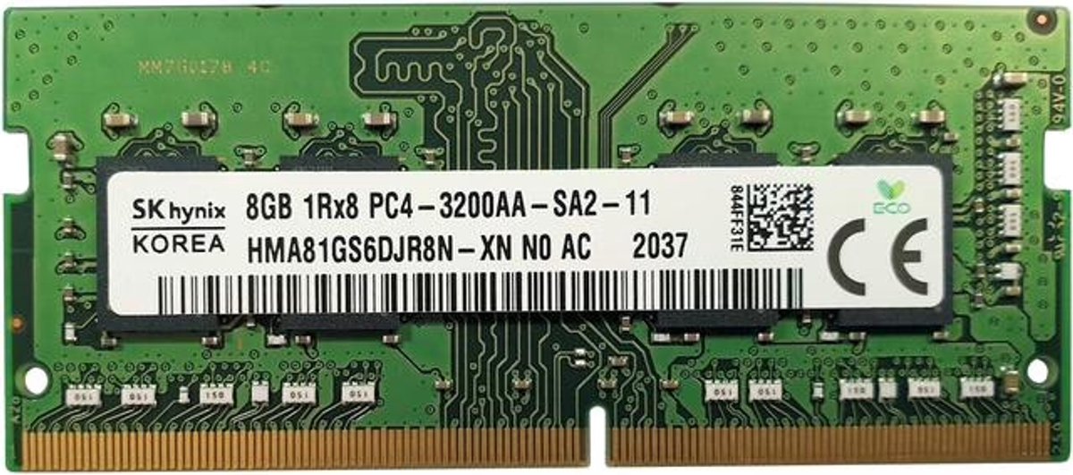 SK hynix HMA81GS6DJR8N-XN – 8GB DDR4 3200MHz SO-DIMM Laptop Geheugen – Snel & Betrouwbaar