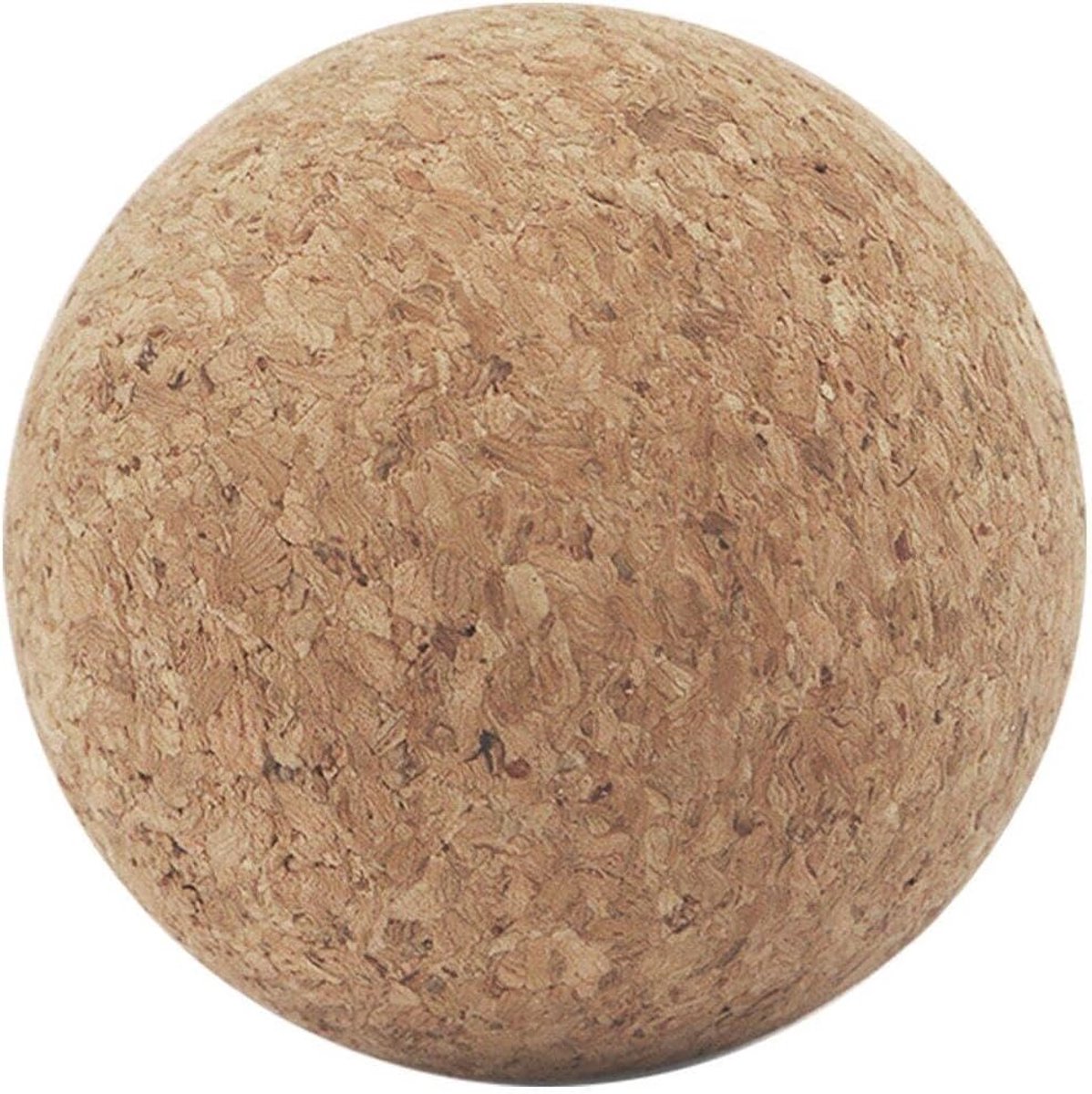 Massagebal Kurk - Fascia Bal - Spierherstel Ontspanning - Natuurlijk Materiaal - 8 cm Diameter