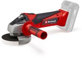 Einhell Accu Haakse Slijper TC-AG 18/115 Li Solo - Power X-Change - 18 V/ Li-Ion - Ø115 mm - 8.500 t/min - Max. Snijdiepte: 28 mm - Softstart - Excl. Accu, Lader en Slijpschijf