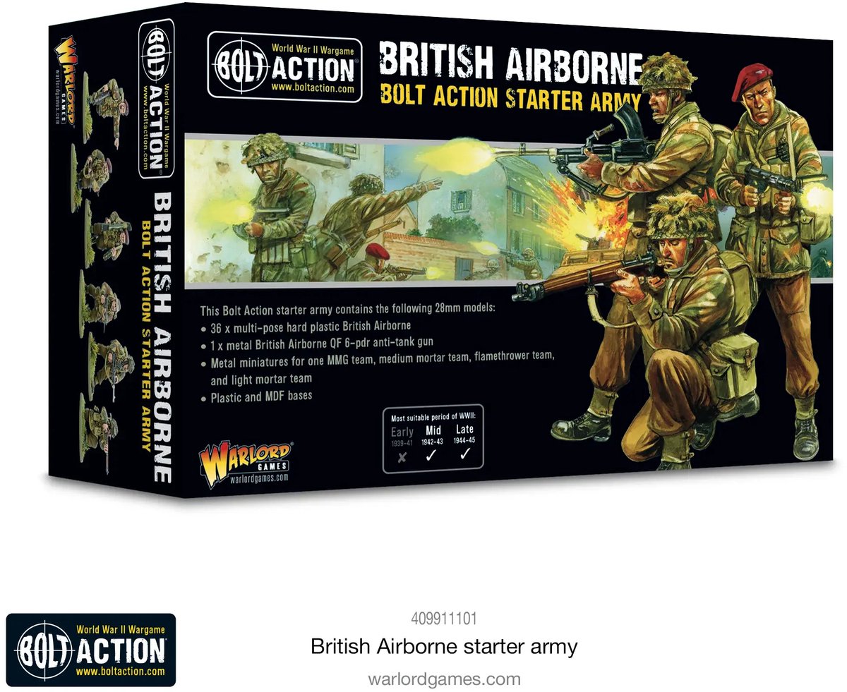 Bolt action: British Airborne Starter Army