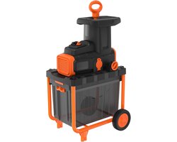 Elektrische Hakselaar - Houtsnipperaar Mulcher - Tuinafval Verwerken - Krachtige 2800W Motor - 58x50x38 cm - Multicolor