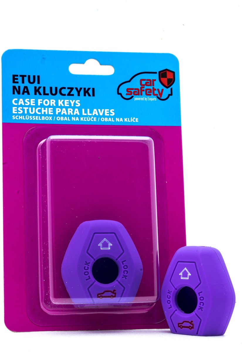 Carsafety Siliconen Sleutelhouder Voor Bmw 3 E36 E46 Z3 X3 X5 Paars