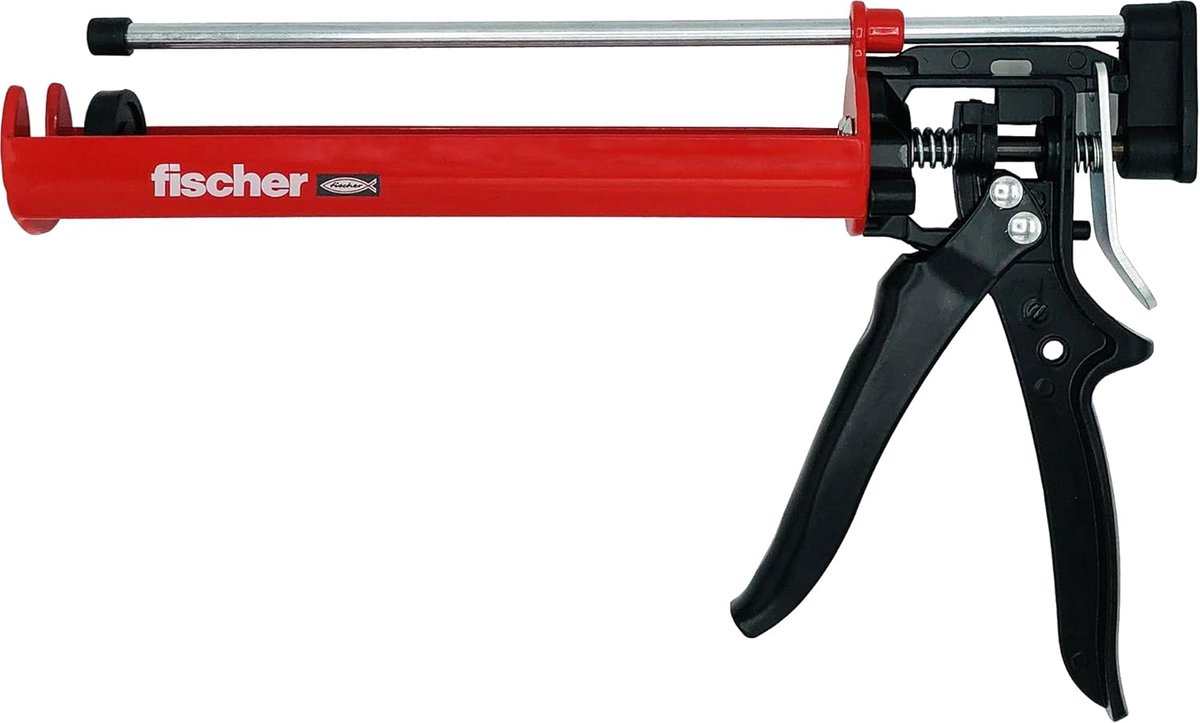Uitwerpapparaat Tweekamerpatronen - Kitpistool Injectiemortel - Snel Afdichten Lijmen - Traploze Dosering - Tot 390 ml - Rood