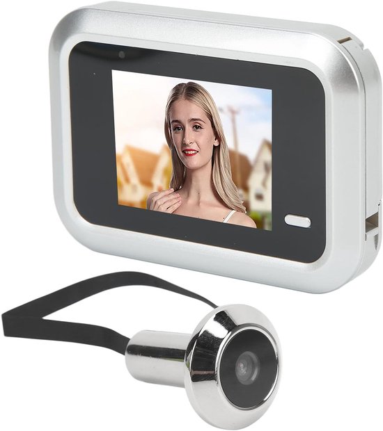 Digitale Deurcamera - Elektronische Deurspion - Veiligheid Thuis - 160 Graden Groothoek - 24 Inch HD Scherm van Merkloos — afbeelding 3