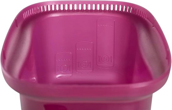 Pastakoker Magnetron - Snelle Pasta Maker - Thuis Koken - Vaatwasserbestendig - 1.9 Liter - Paars van Merkloos — afbeelding 3