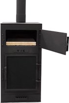 VIK Juno Pizza oven tuinhaard zwart