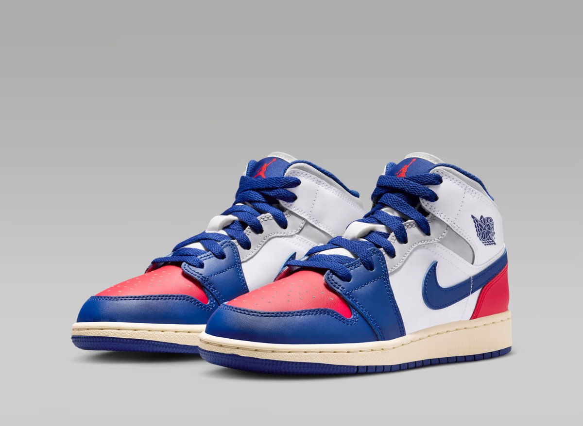 Nike Air Jordan 1 Mid Junior Sneakers Wit
