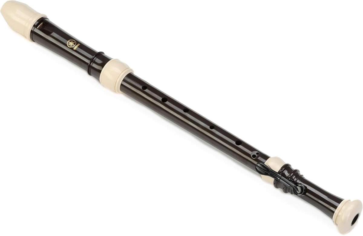 Tenor Blokfluit - Barok Recorder - Muziek Leren - ABS Hars Materiaal - 3-delig - Donkerbruin