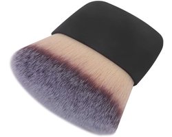 Allecto - Make-up Kwast - Zachte Synthetische Vezels - Uitstekende Stofabsorptie - Dual Use - Geschikt voor Nat en Droog Gebruik - Model 01