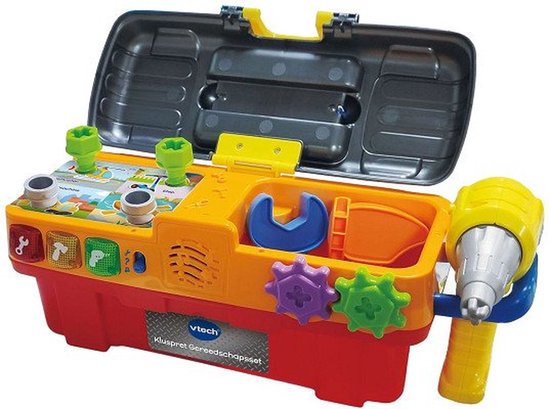 VTech Kluspret Gereedschapsset - 9 delige gereedschapsset - vanaf 2 jaar - Educatief speelgoed van Vtech — afbeelding 5