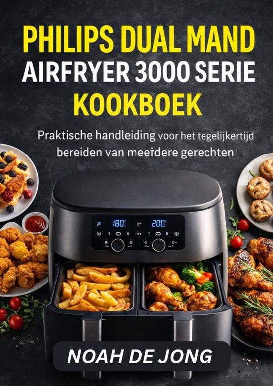 PHILIPS DUAL MAND AIRFRYER 3000 SERIE KOOKBOEK - cover