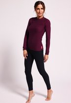 Damart - Dames-T-shirt met ronde hals comfort Thermolactyl 5 - Dames - Zwart - 46-48 (L)