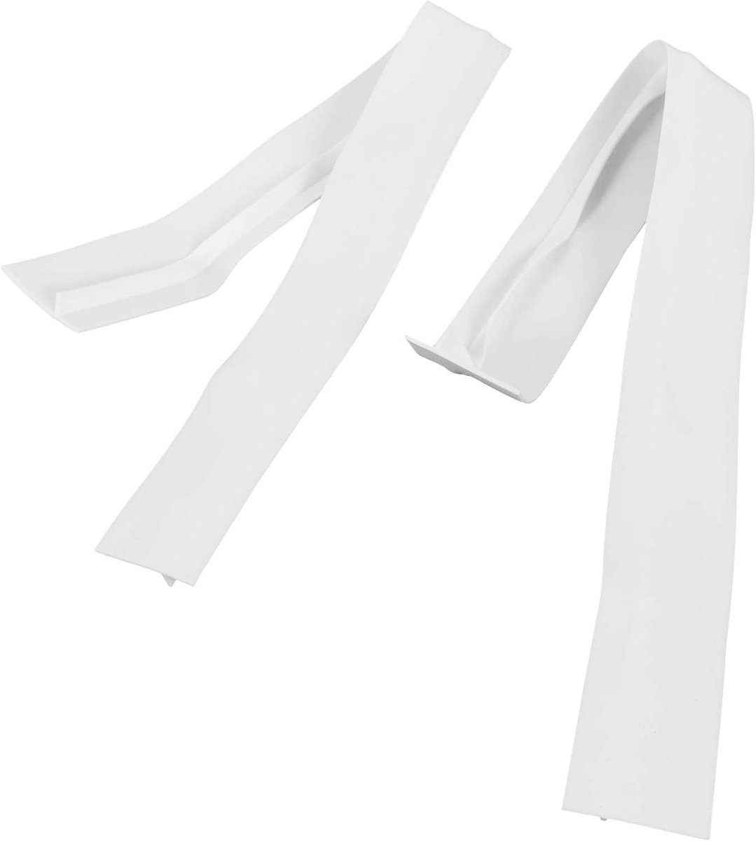 Counter Gap Cover voor Keukenapparatuur en Kookplaat - 2 Stuks Filler Strips tegen Olie en Vuil - Gemakkelijk schoon te maken - Wasmachine Guard - Wit