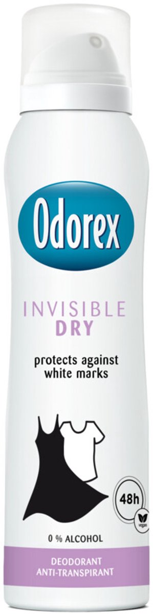 Odorex - Deodorant Spray Invisible Dry - 6 x 150 ml - Voordeelverpakking