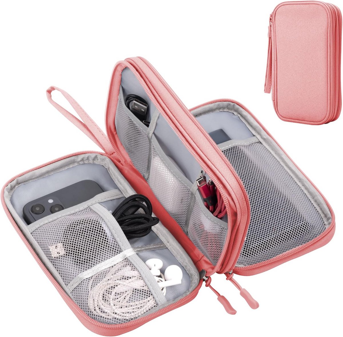 Draagbare Elektronische Organizer voor Accessoires - Waterdichte Kabelopbergtas