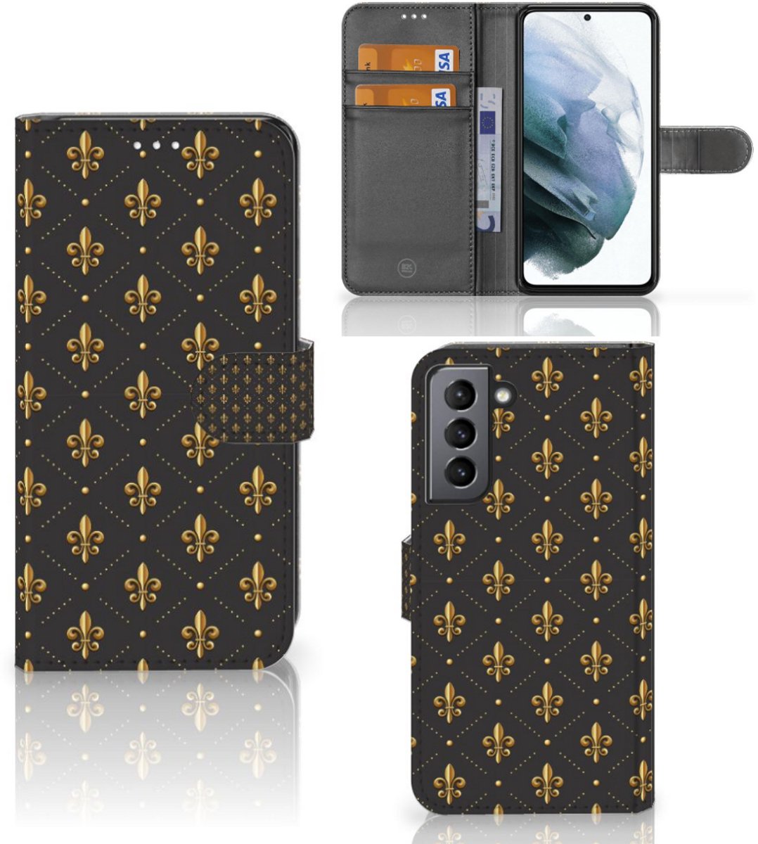 Samsung Galaxy S21 FE Telefoon Hoesje Franse Lelie
