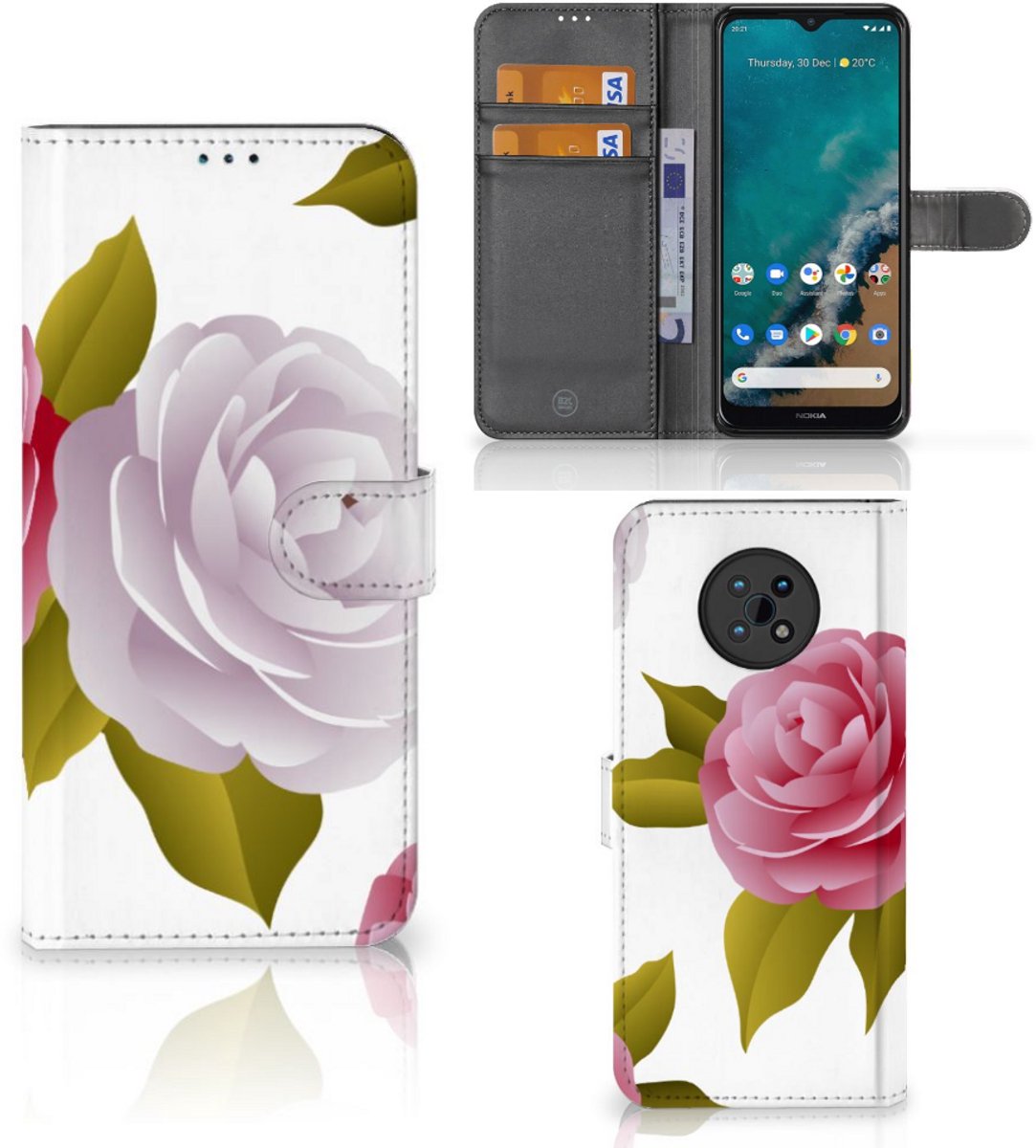 Nokia G50 Hoesje Roses