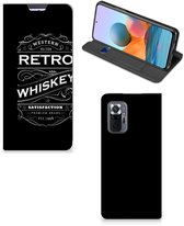 Coque de téléphone avec texte Xiaomi Redmi Note 10 Pro Coque photo Whisky