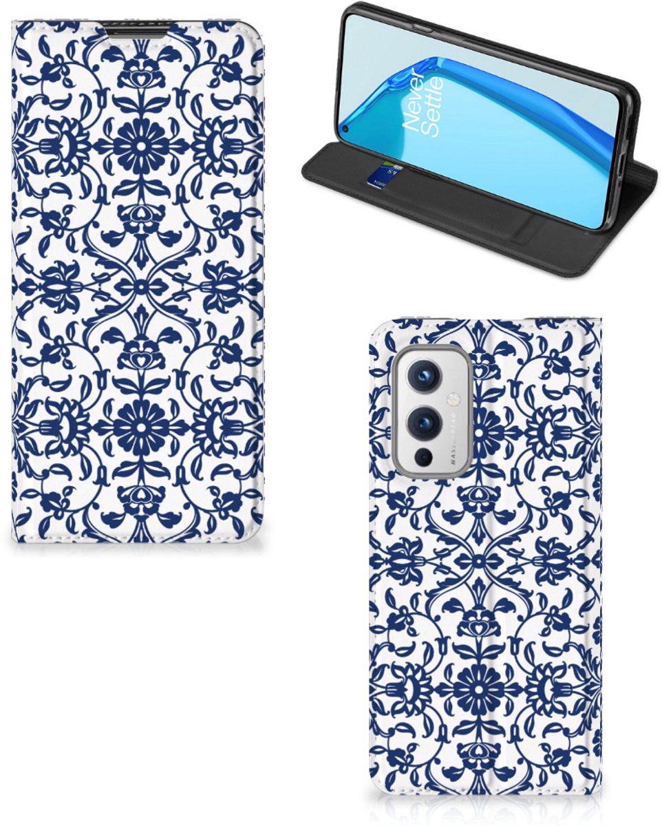 OnePlus 9 Smart Cover Flower Blue