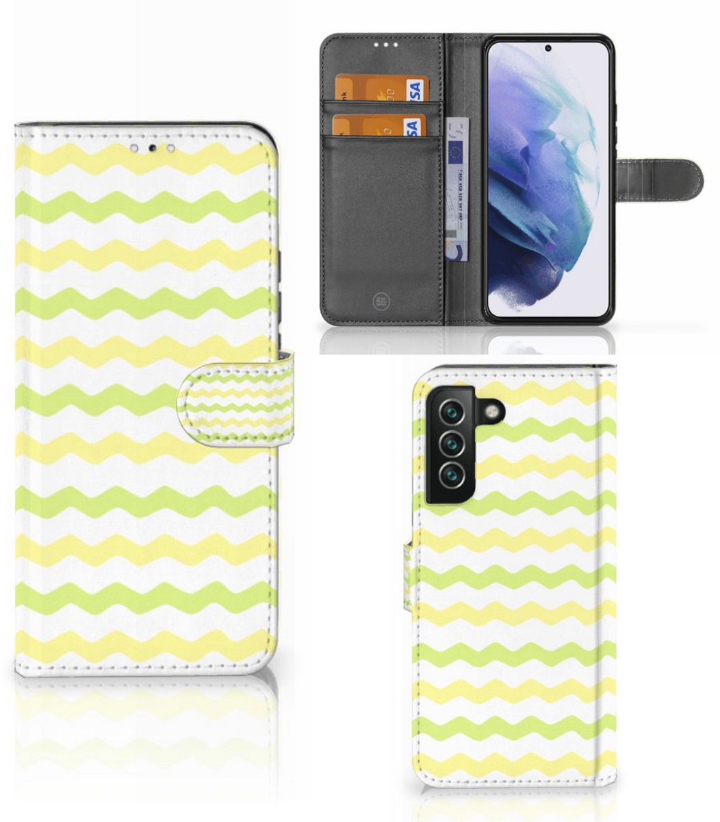 Samsung Galaxy S22 Plus Telefoon Hoesje Waves Yellow