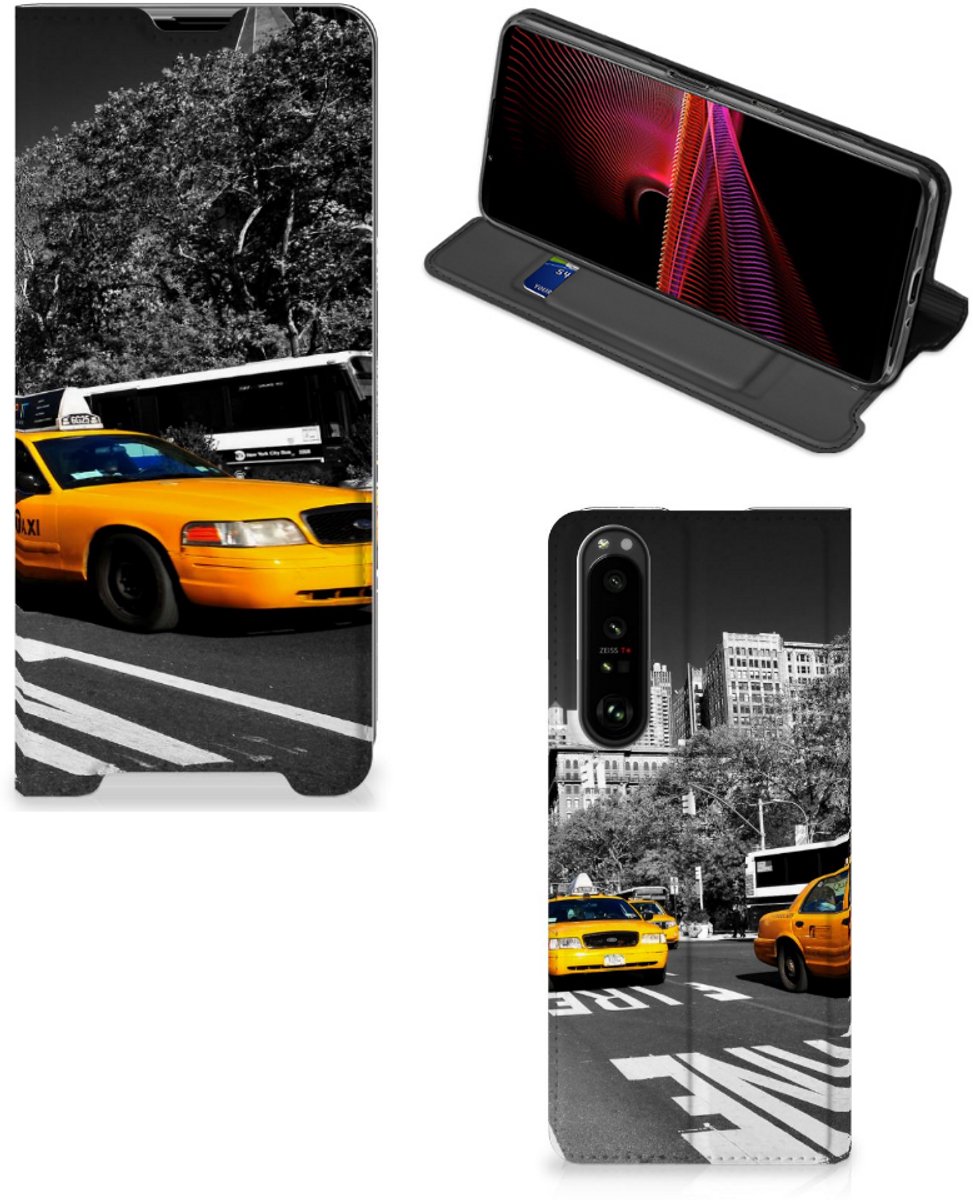 Sony Xperia 1 III Book Cover New York Taxi