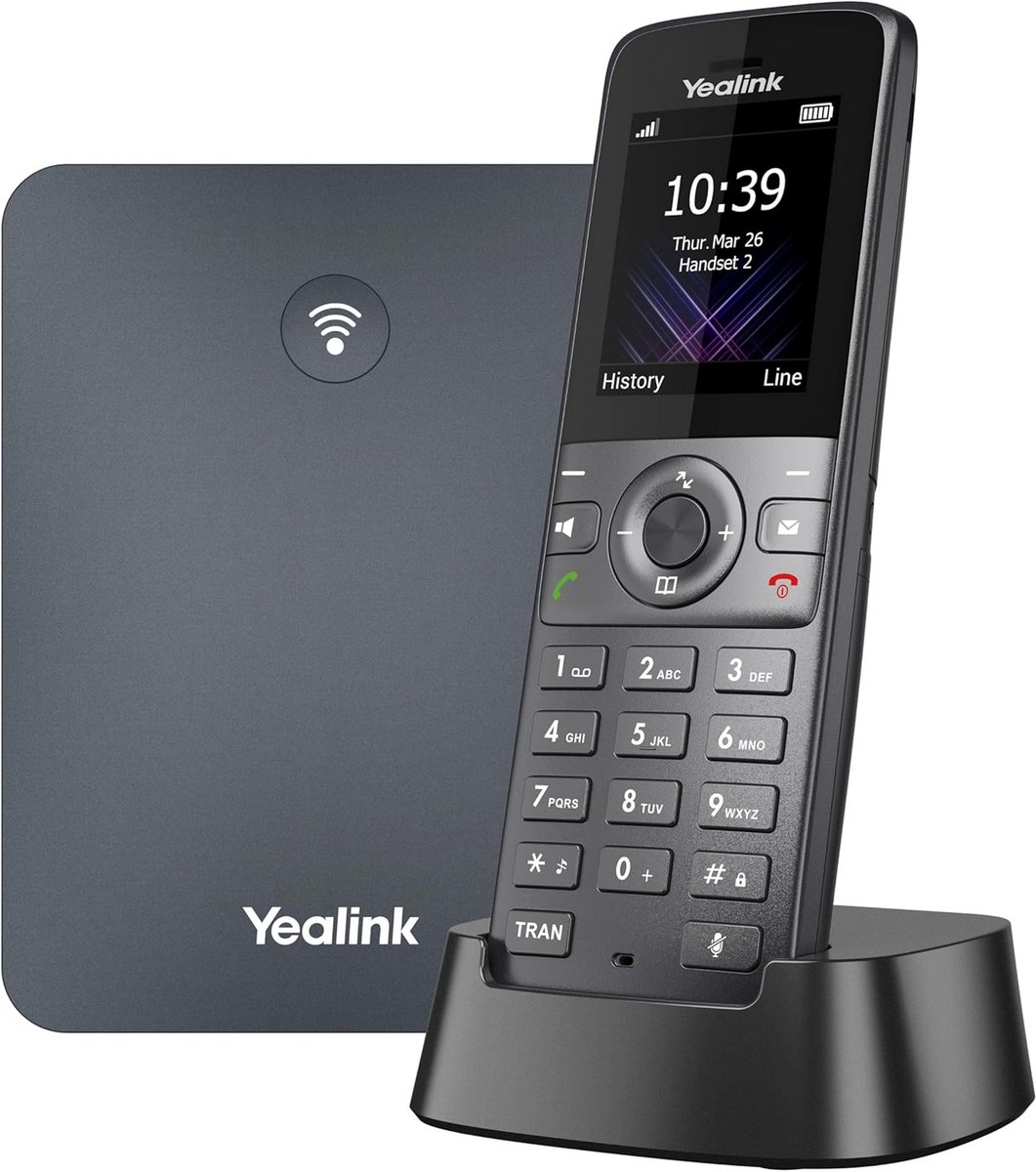 Draadloze DECT Telefoonset met Oplader en Headset
