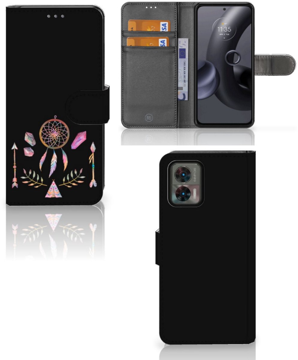 Motorola Edge 30 Neo Leuk Hoesje Boho Dreamcatcher