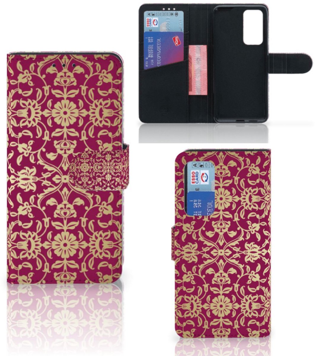 Wallet Case Huawei P40 Barok Pink