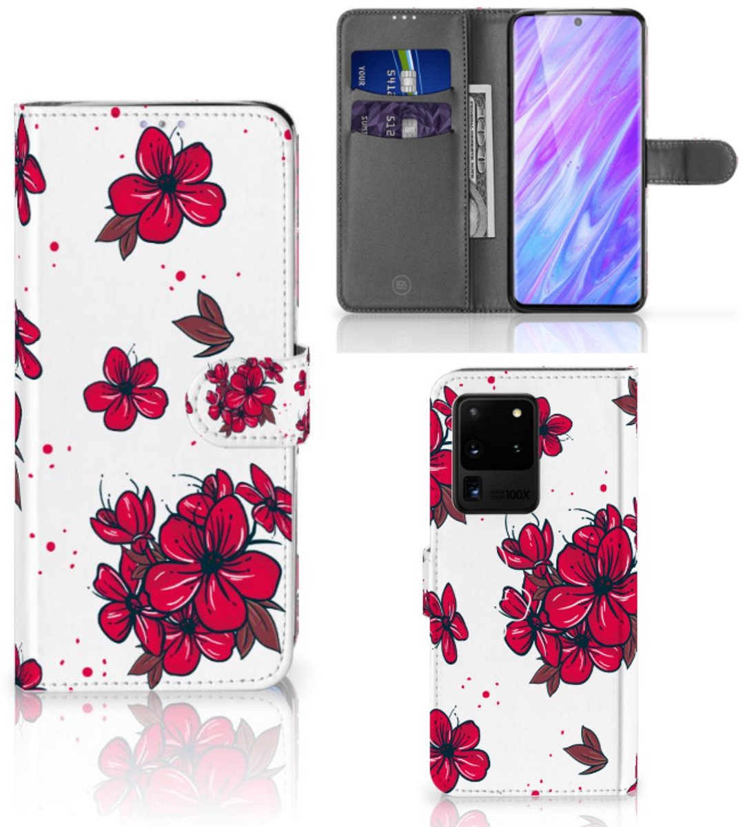Samsung Galaxy S20 Ultra Hoesje Blossom Red
