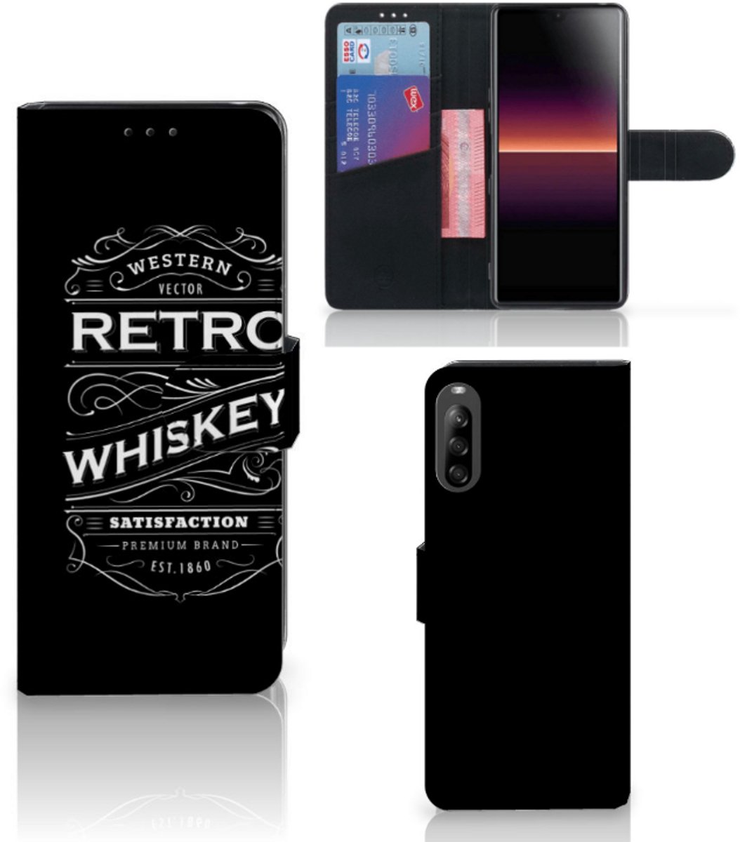 Boekhoesje voor Sony Xperia L4 Book Cover Whiskey