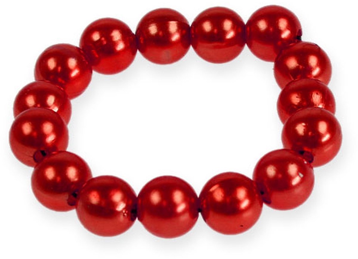 Parels Rood | 10mm | 115 stuks