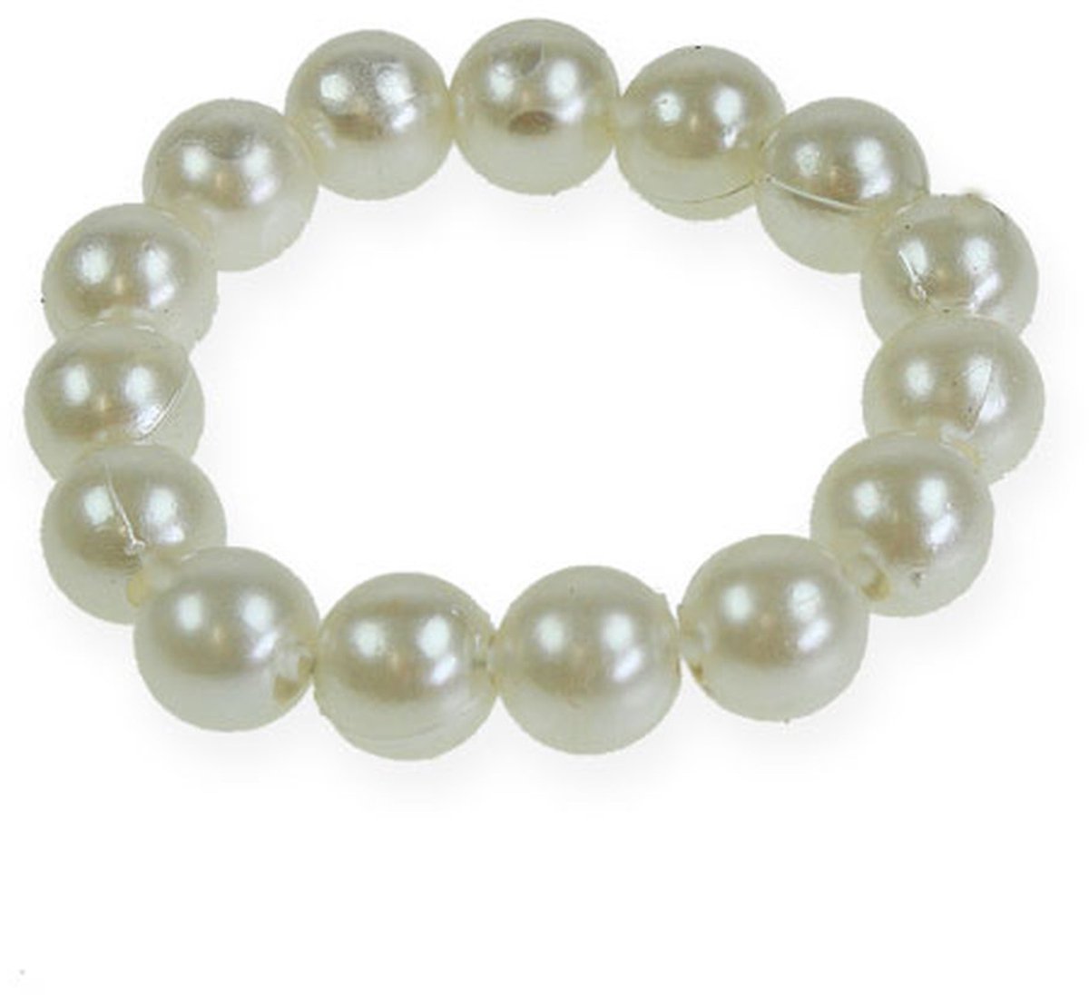 Sierkralen Ø10mm champagne 115 stuks, 115 Stück