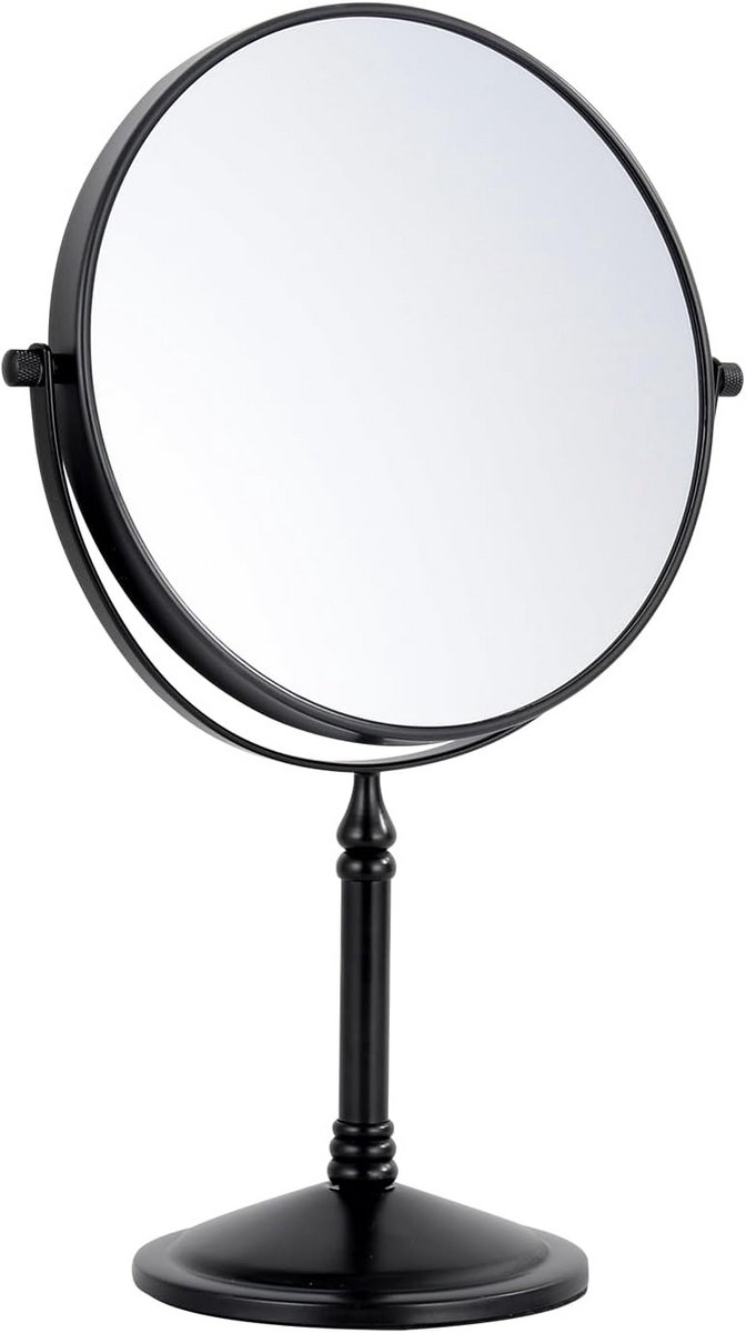 Staande Make-up Spiegel met Vergroting (5x) - Dubbelzijdig en 360 Graden Draaibaar