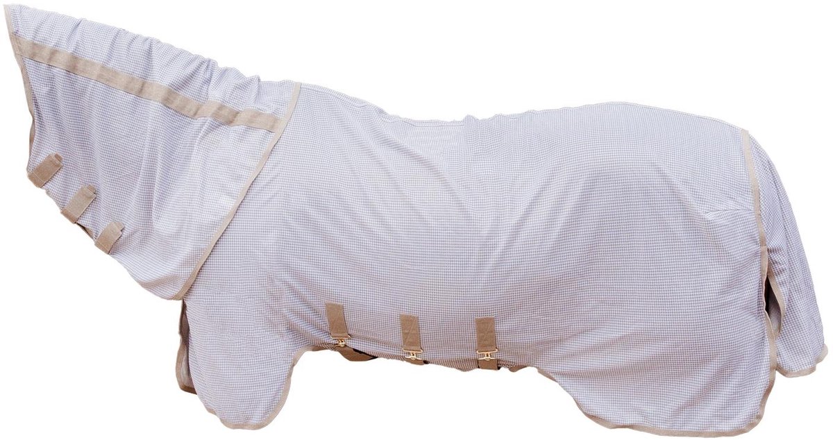 Kentucky Horsewear - Vliegendeken comfort pied de poule beige 130-6'0