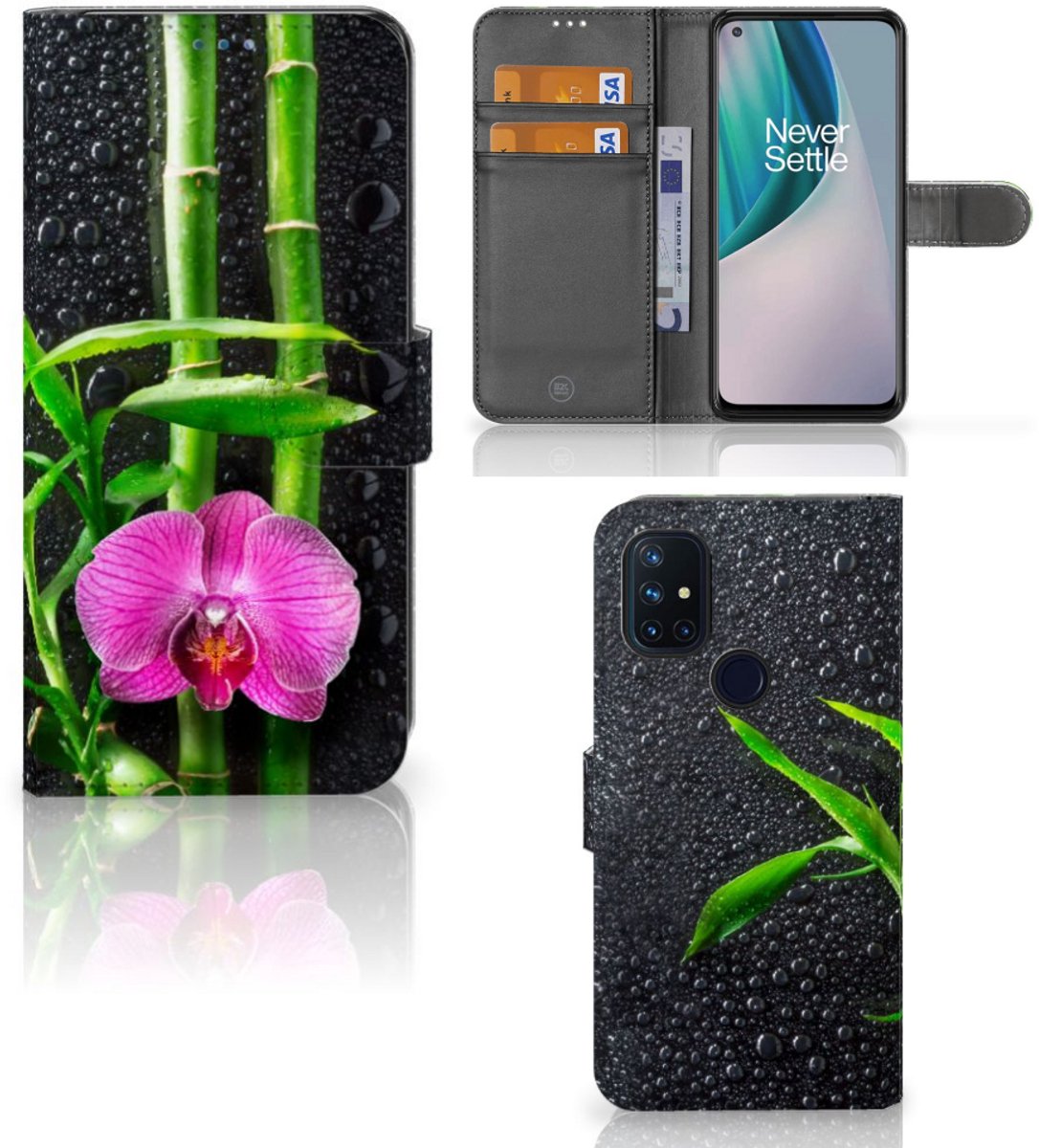 OnePlus Nord N10 Hoesje Orchidee