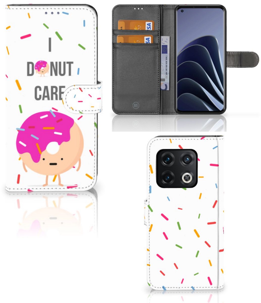OnePlus 10 Pro Book Cover Donut Roze
