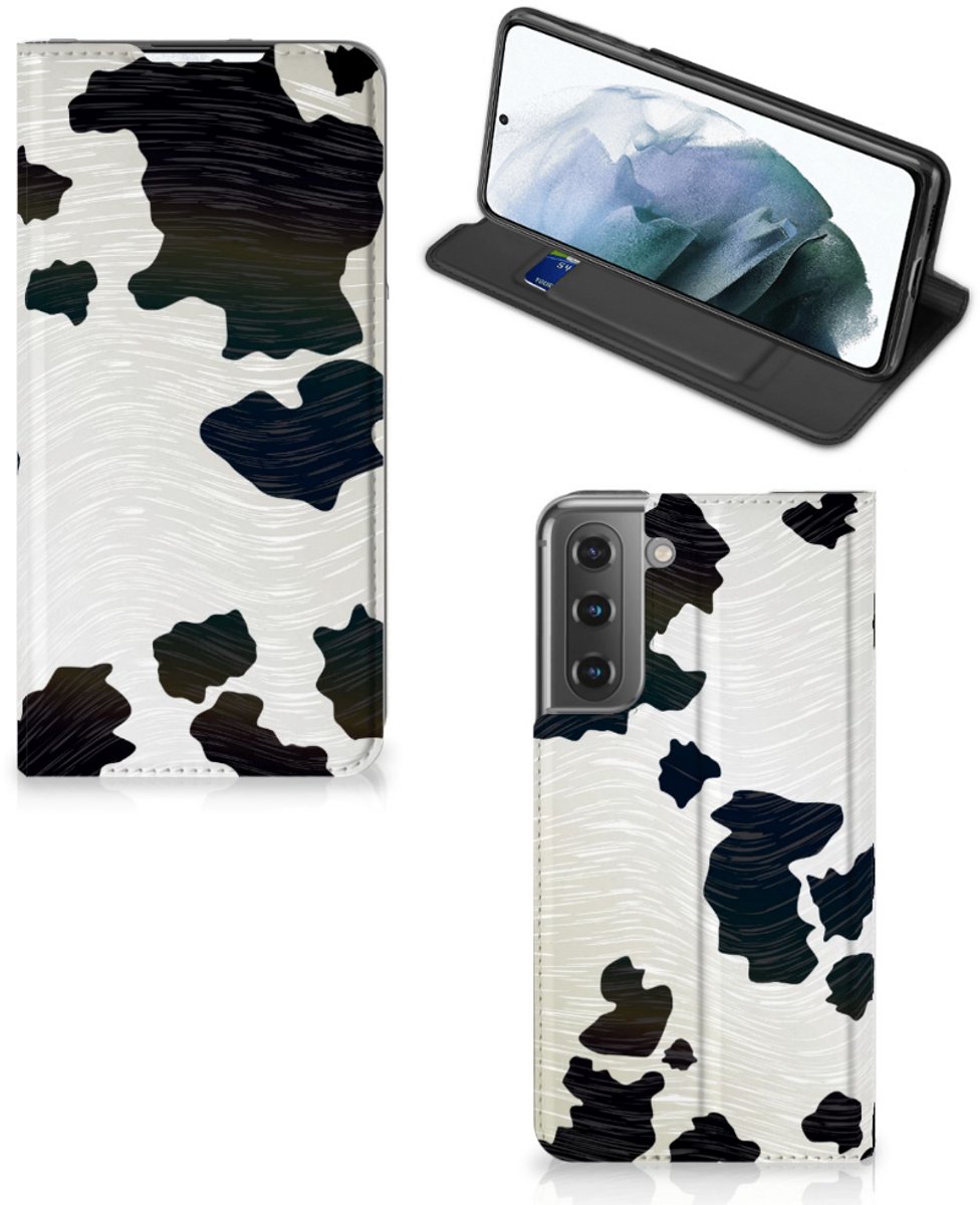 Samsung Galaxy S21 FE Hoesje maken Koeienvlekken