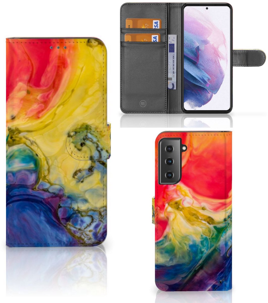 Hoesje Samsung Galaxy S21 Plus Watercolor Dark