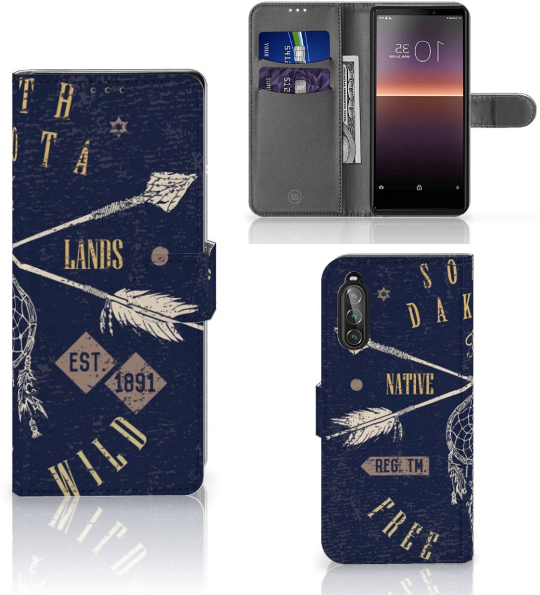 Sony Xperia 10 II Flip Cover South Dakota